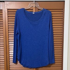 Old Navy Women's Royal Blue Long Sleeve Tee